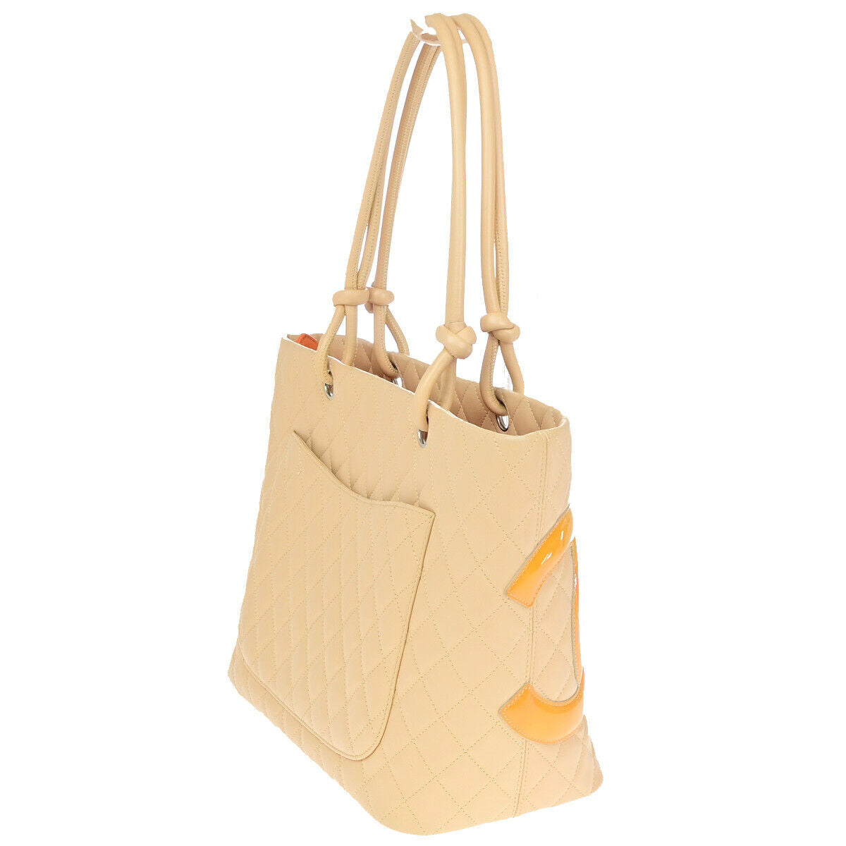 Chanel Brown Leather Cambon Tote