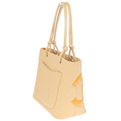 Chanel Brown Leather Cambon Tote