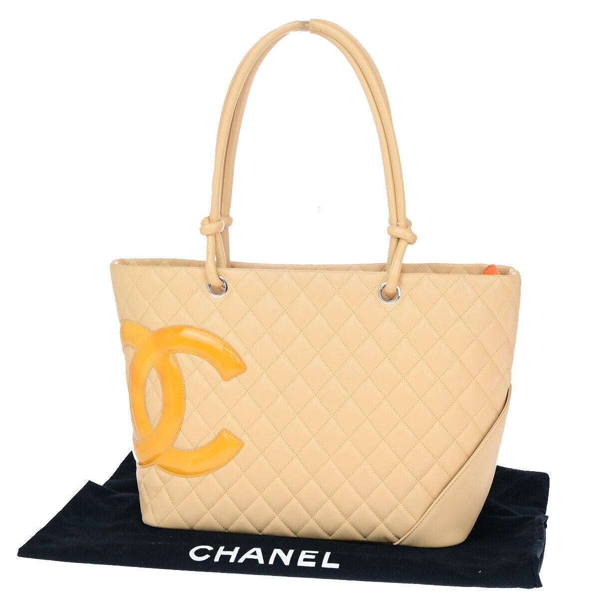 Chanel Brown Leather Cambon Tote