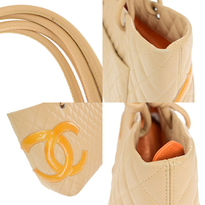 Chanel Brown Leather Cambon Tote