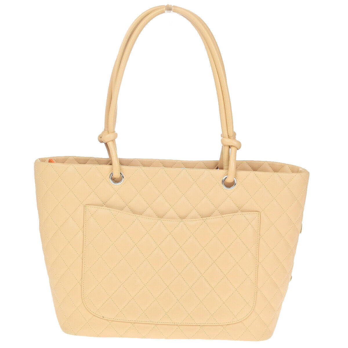Chanel Brown Leather Cambon Tote