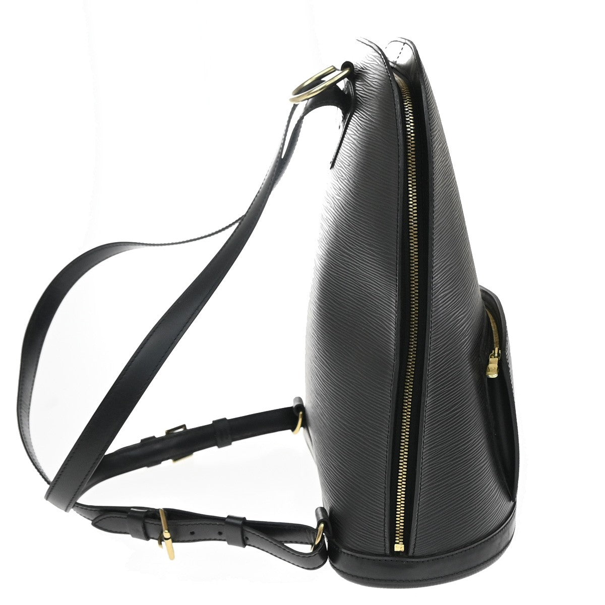 Louis Vuitton Black Leather Gobelins Backpack