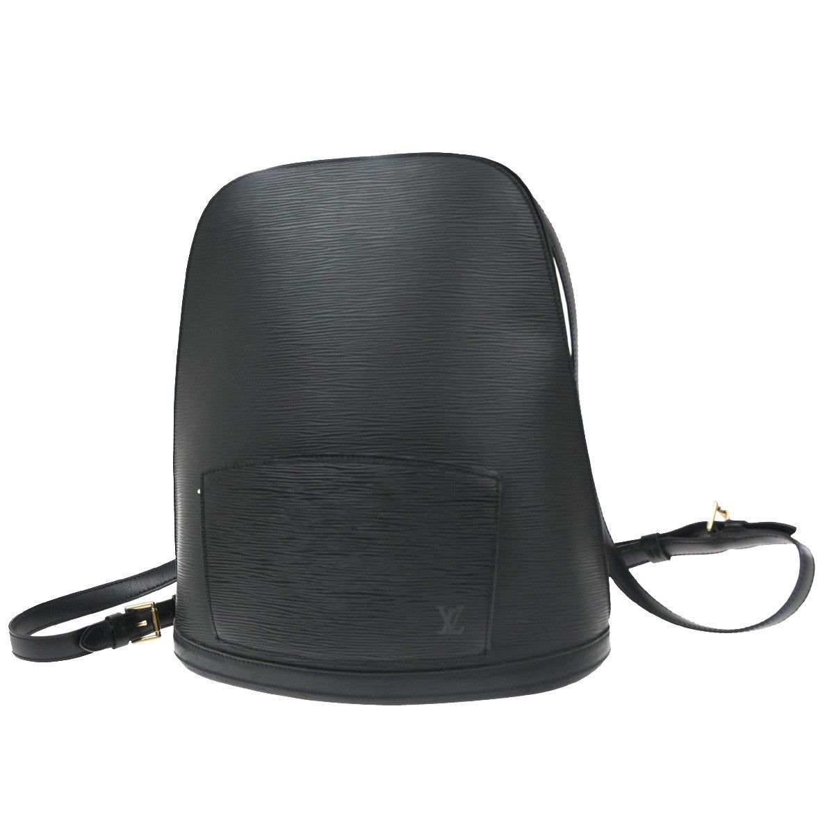 Louis Vuitton Black Leather Gobelins Backpack