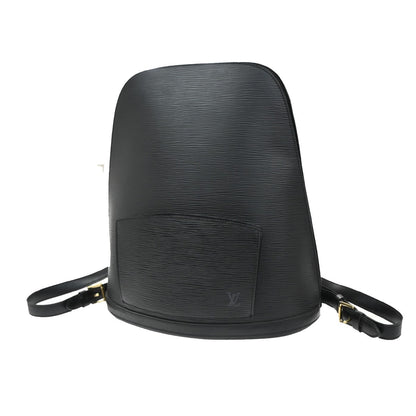 Louis Vuitton Black Leather Gobelins Backpack