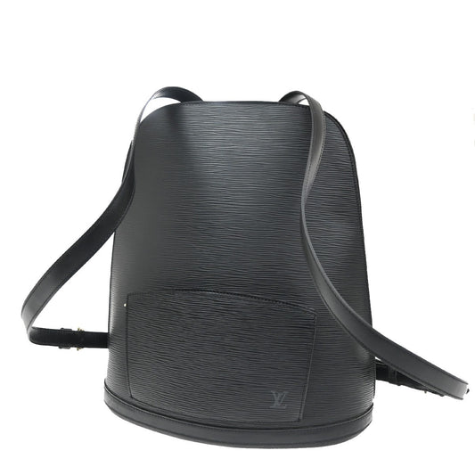 Louis Vuitton Black Leather Gobelins Backpack
