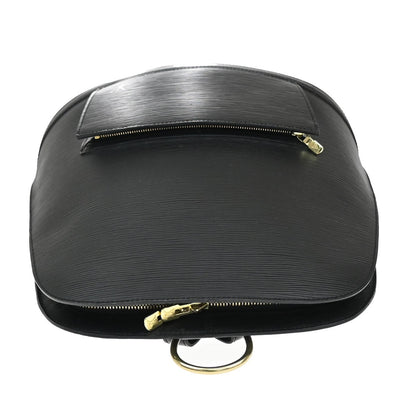 Louis Vuitton Black Leather Gobelins Backpack