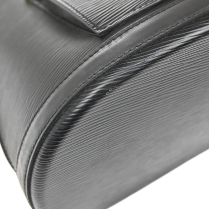 Louis Vuitton Black Leather Gobelins Backpack