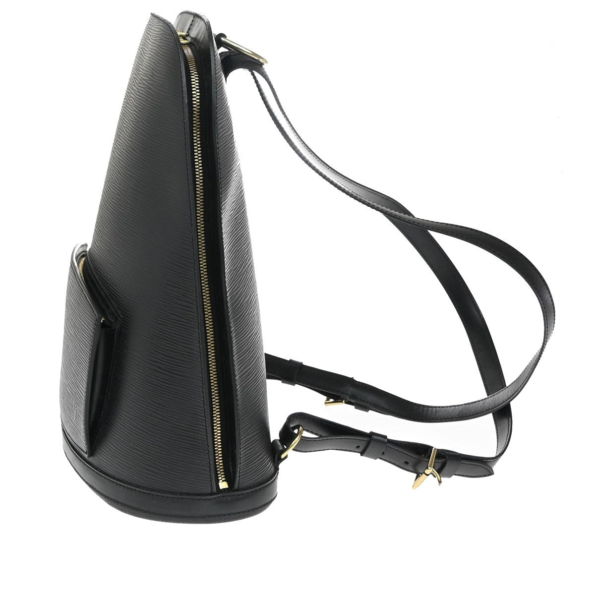 Louis Vuitton Black Leather Gobelins Backpack
