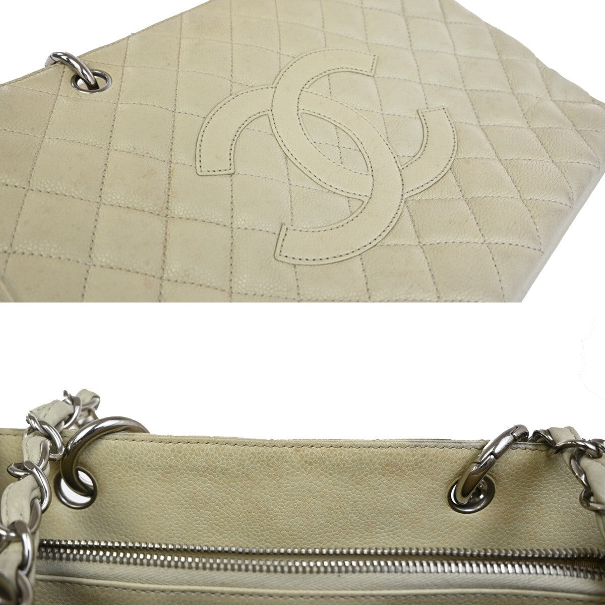 Chanel Brown Calfskin Grand Shopping Tote