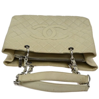 Chanel Brown Calfskin Grand Shopping Tote