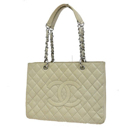 Chanel Brown Calfskin Grand Shopping Tote