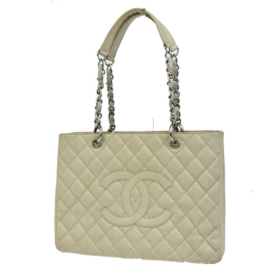 Chanel Brown Calfskin Grand Shopping Tote