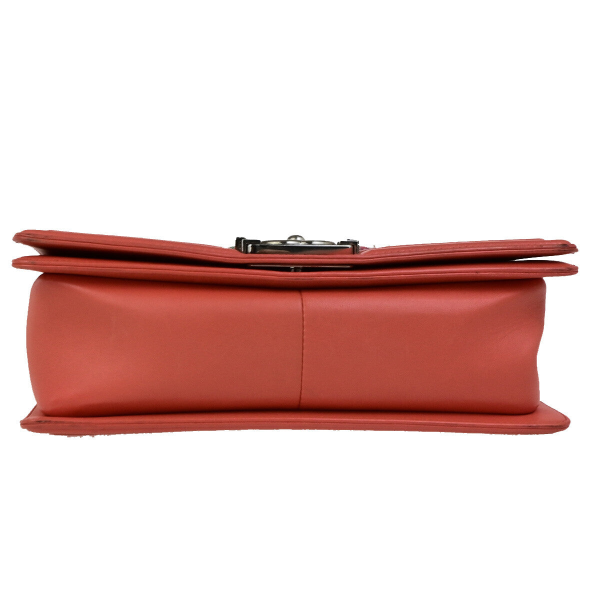 Chanel Orange Tweed Boy Flap Bag