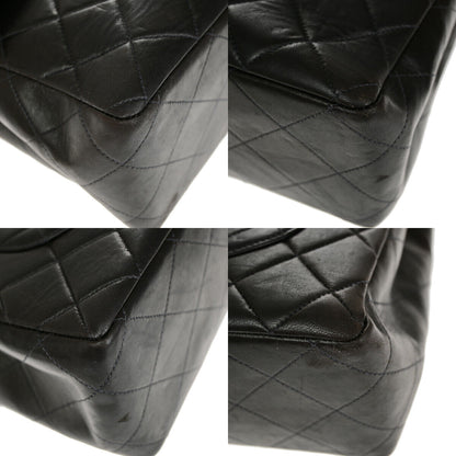 Chanel Black Leather Vintage Square Flap Bag