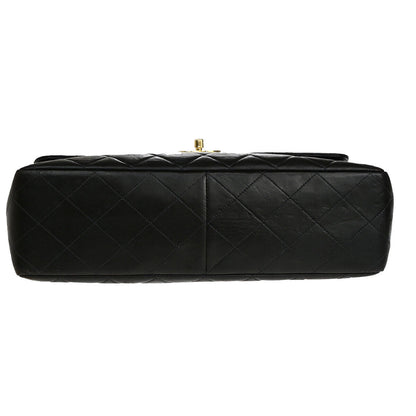 Chanel Black Leather Vintage Square Flap Bag