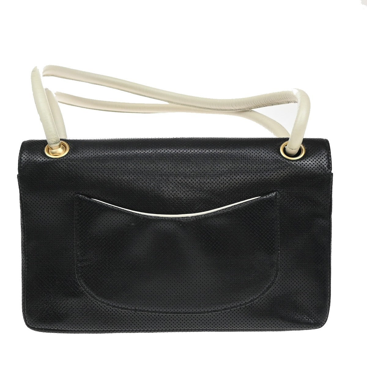Chanel Black Leather Vintage Flap Bag
