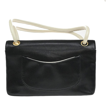 Chanel Black Leather Vintage Flap Bag