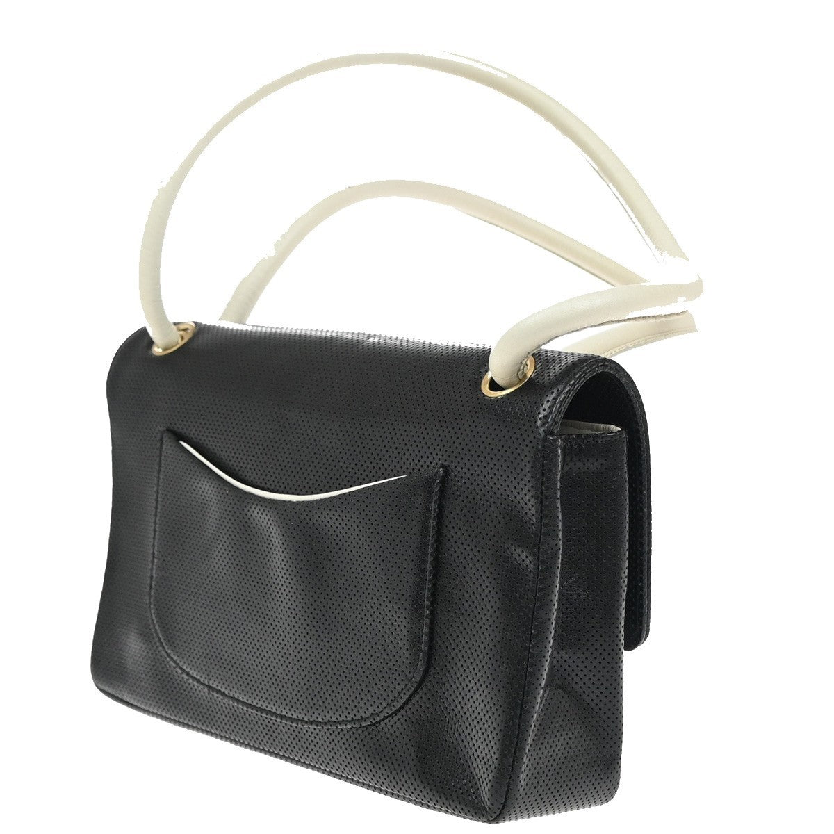 Chanel Black Leather Vintage Flap Bag