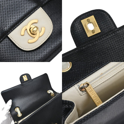 Chanel Black Leather Vintage Flap Bag