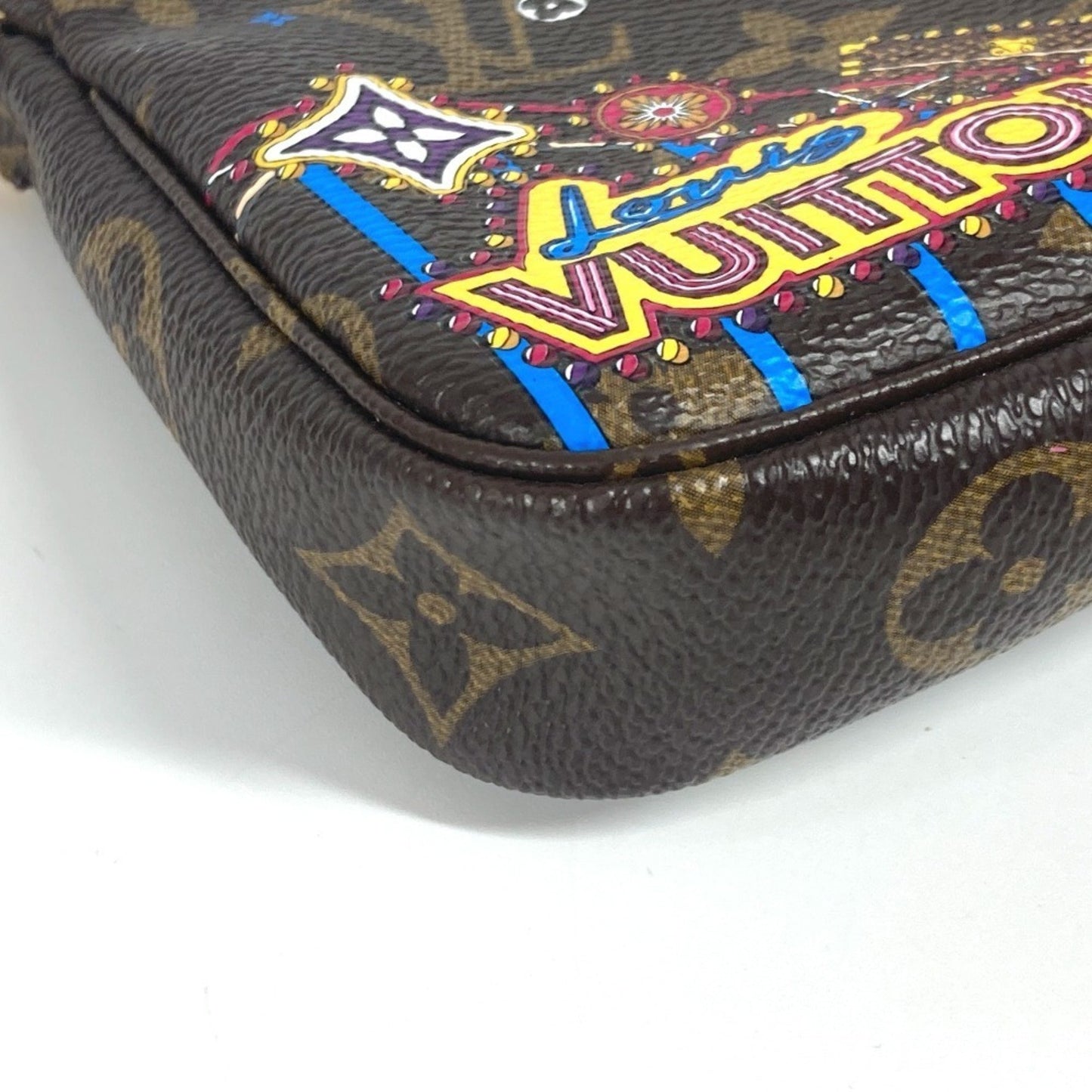 Louis Vuitton Brown Canvas Mini Pochette Accessoires