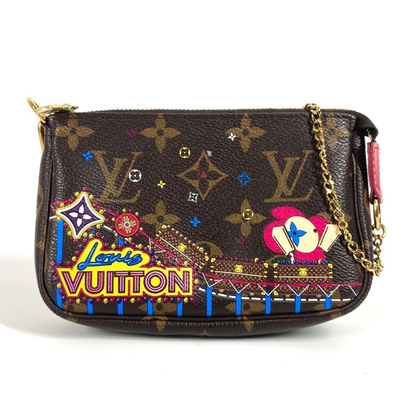 Louis Vuitton Brown Canvas Mini Pochette Accessoires