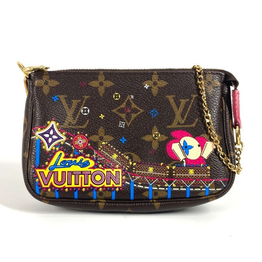 Louis Vuitton Brown Canvas Mini Pochette Accessoires