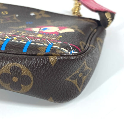 Louis Vuitton Brown Canvas Mini Pochette Accessoires