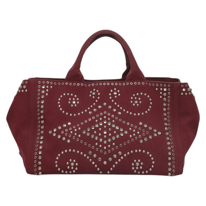Prada Red Canvas Canapa