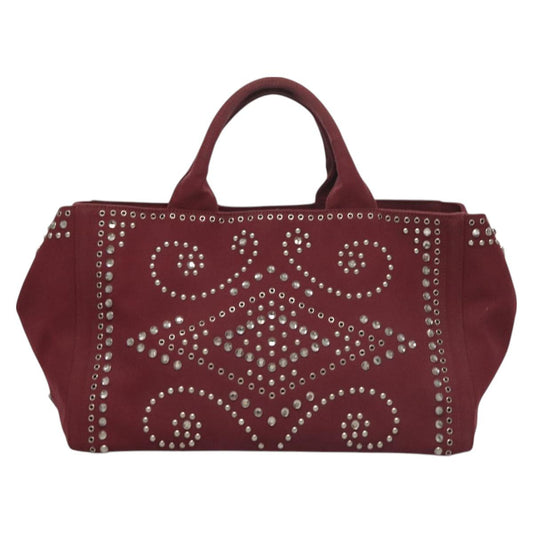 Prada Red Canvas Canapa