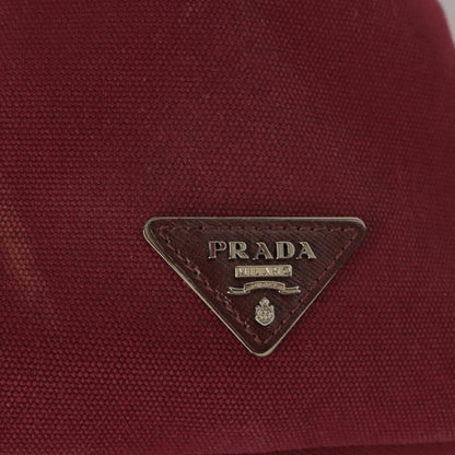 Prada Red Canvas Canapa
