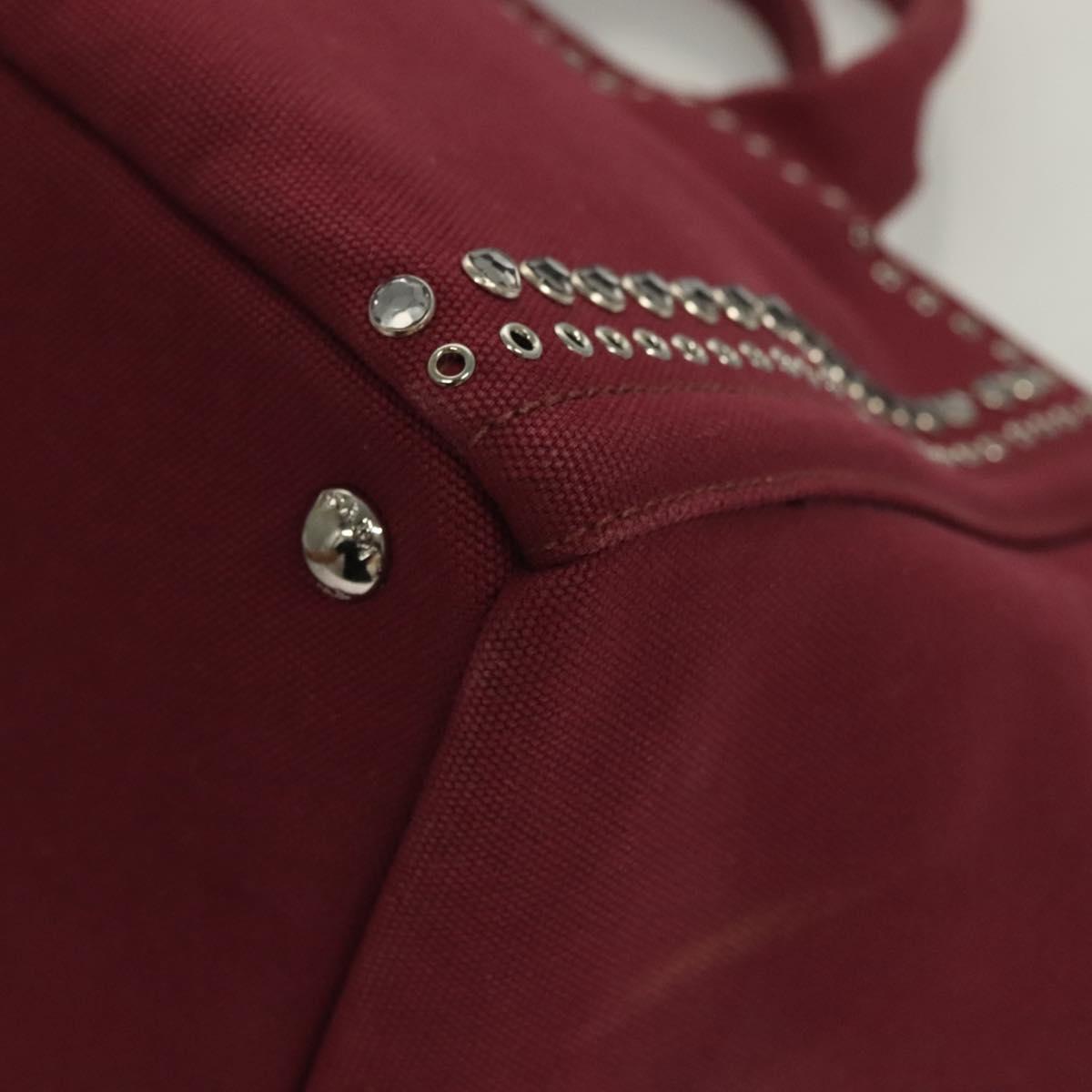 Prada Red Canvas Canapa