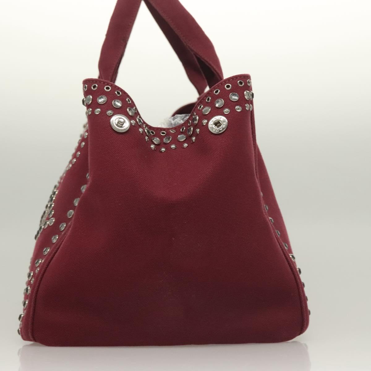 Prada Red Canvas Canapa