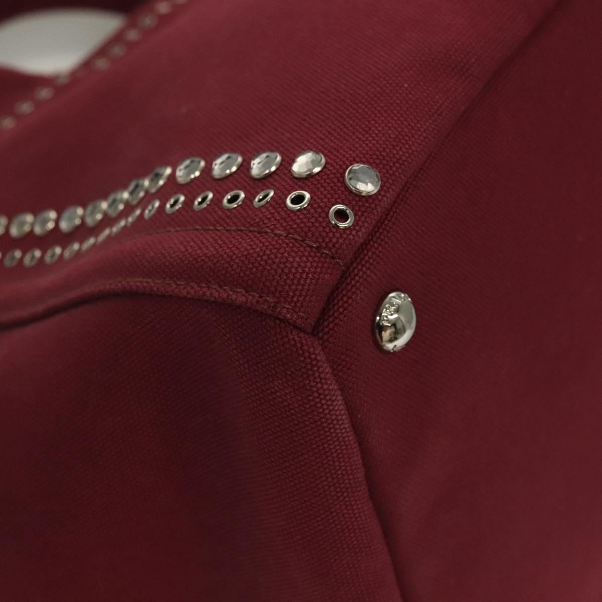 Prada Red Canvas Canapa