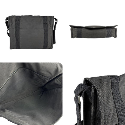 Hermès Gray Canvas Herline