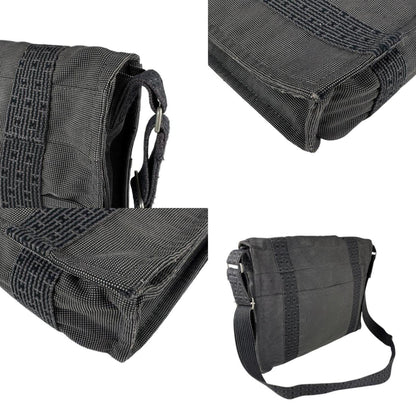 Hermès Gray Canvas Herline