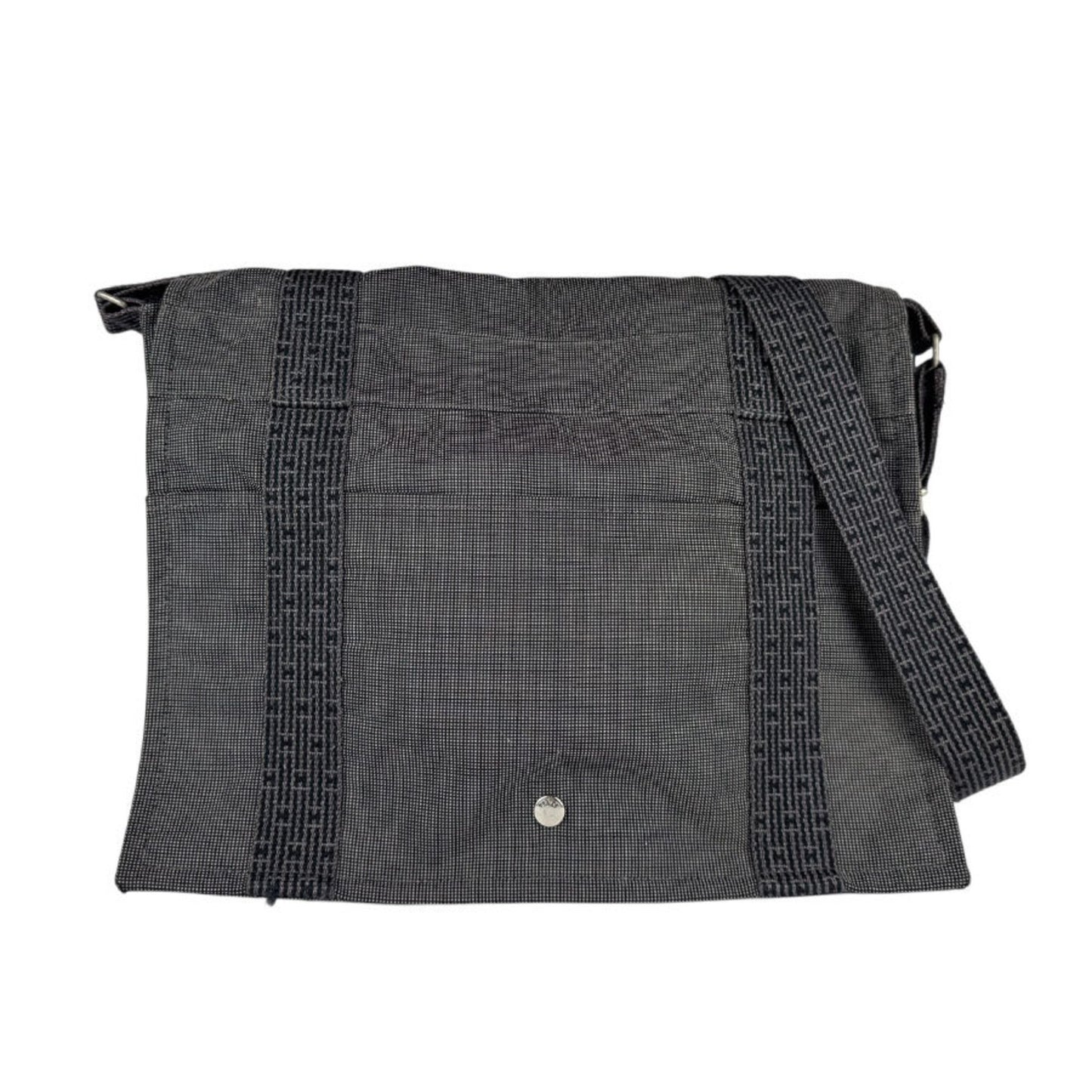 Hermès Gray Canvas Herline