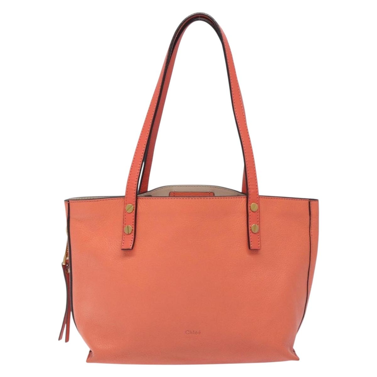 Chloé Orange Leather Dylan