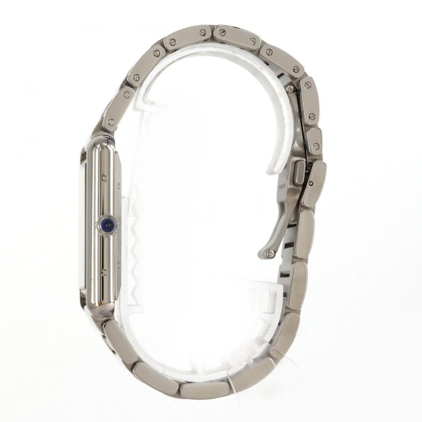 Cartier Silver Steel Tank Must