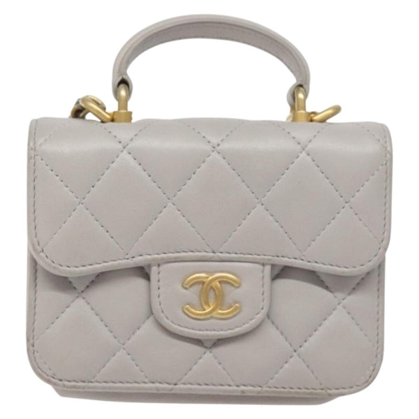 Hermès Gray Canvas Herline