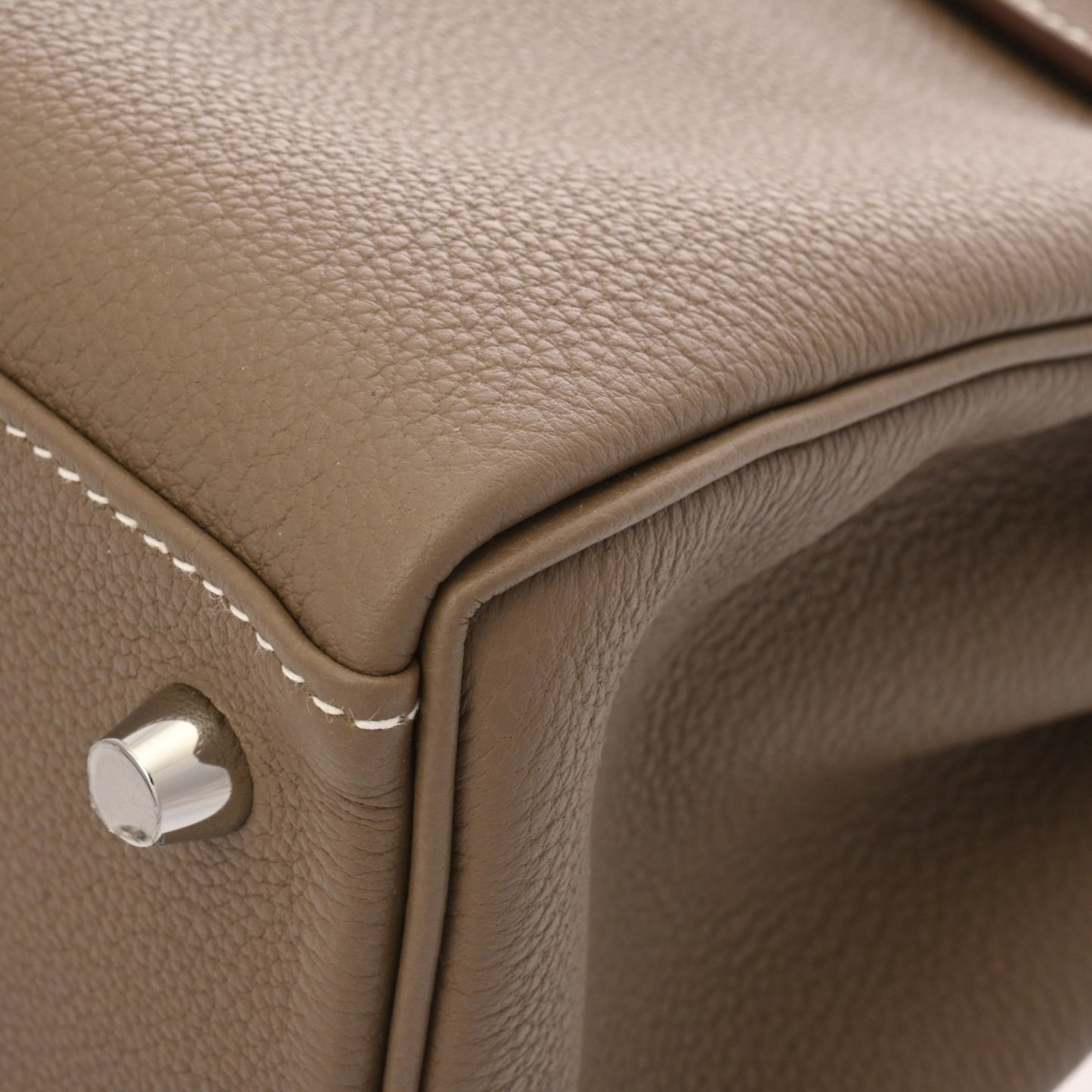 Hermès Gray Leather Kelly 28