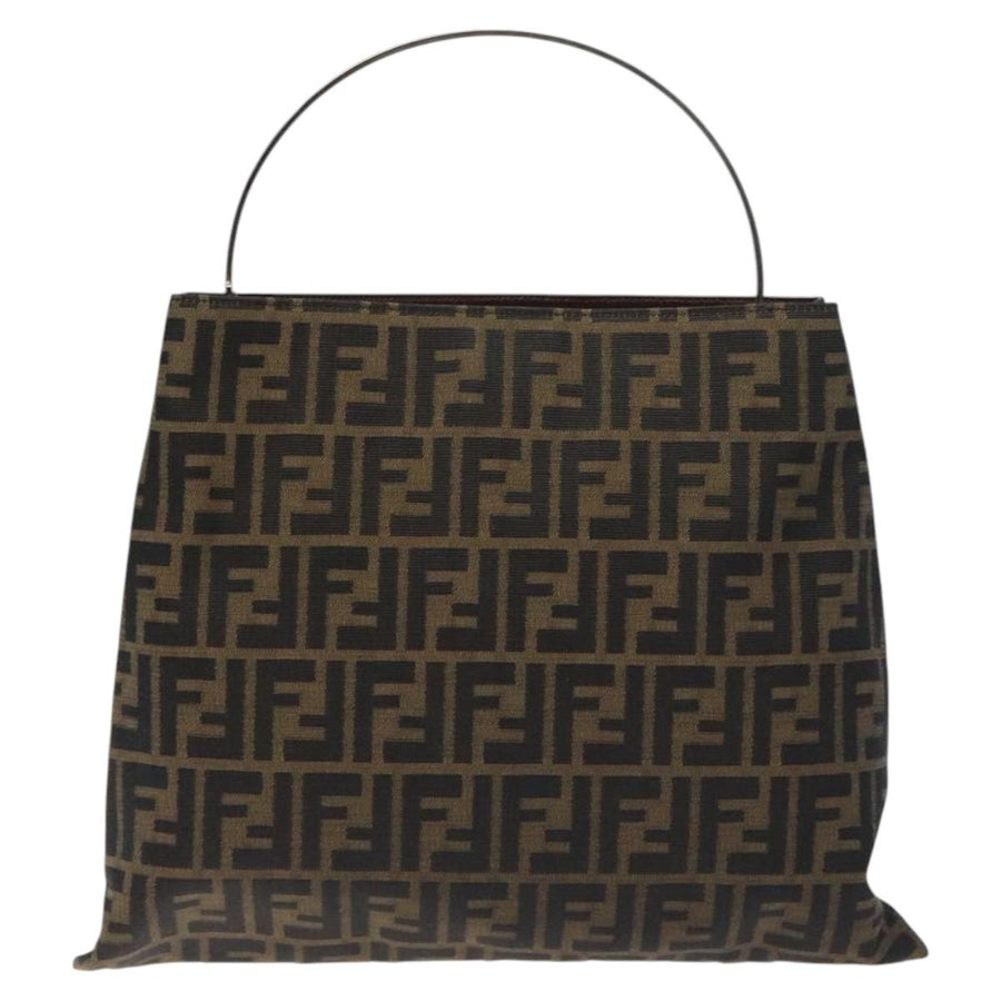 Fendi Brown Canvas Zucca
