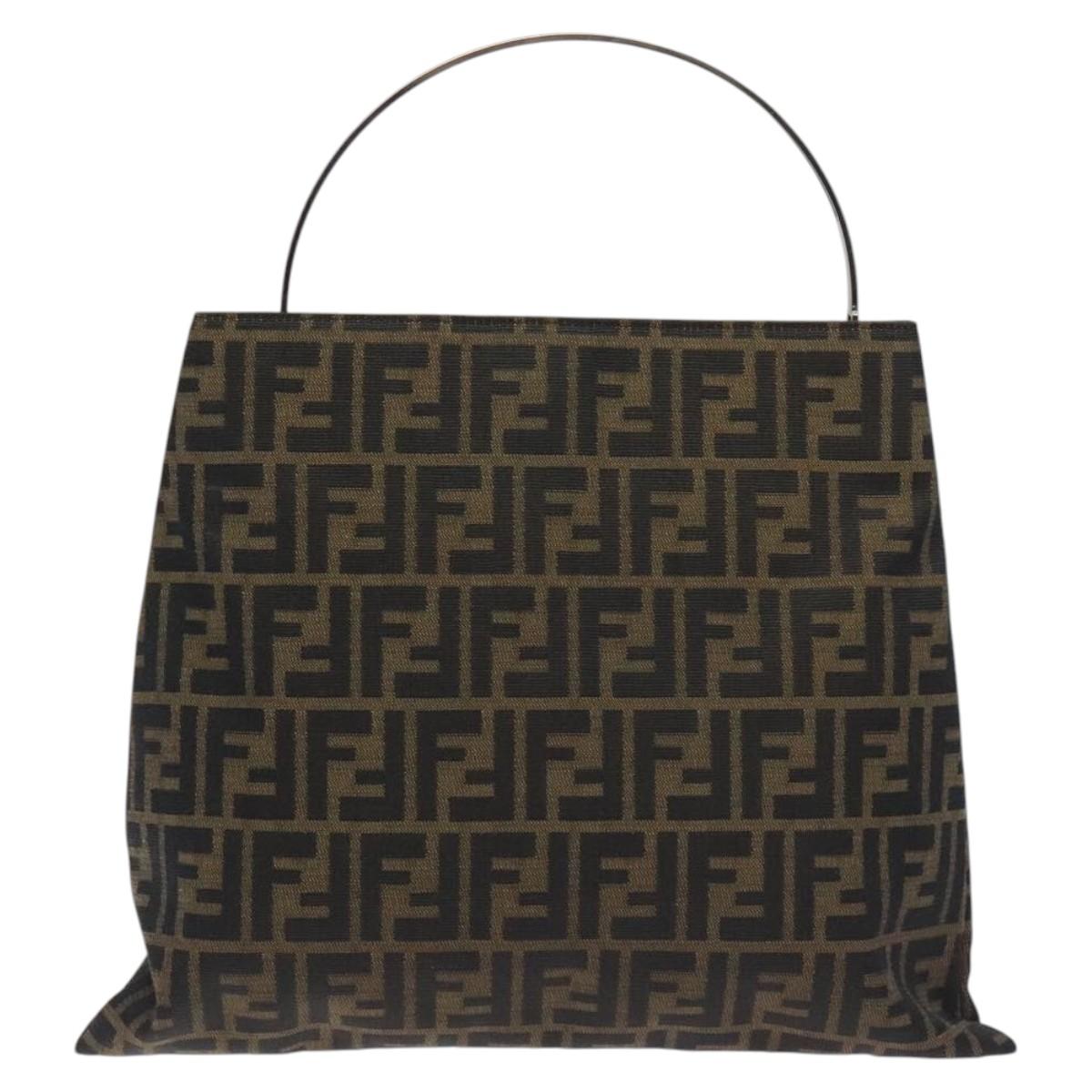 Fendi Brown Canvas Zucca