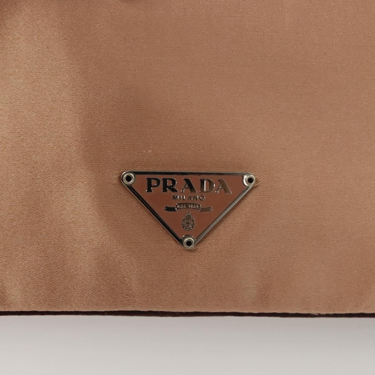 Prada Brown Nylon Clutch