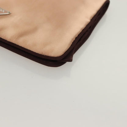 Prada Brown Nylon Clutch