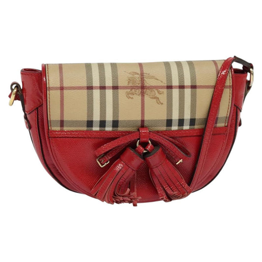 Burberry Brown Leather,shearling Shoulder