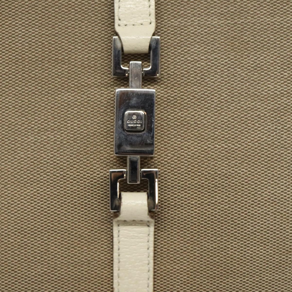 Gucci Brown Canvas Jackie