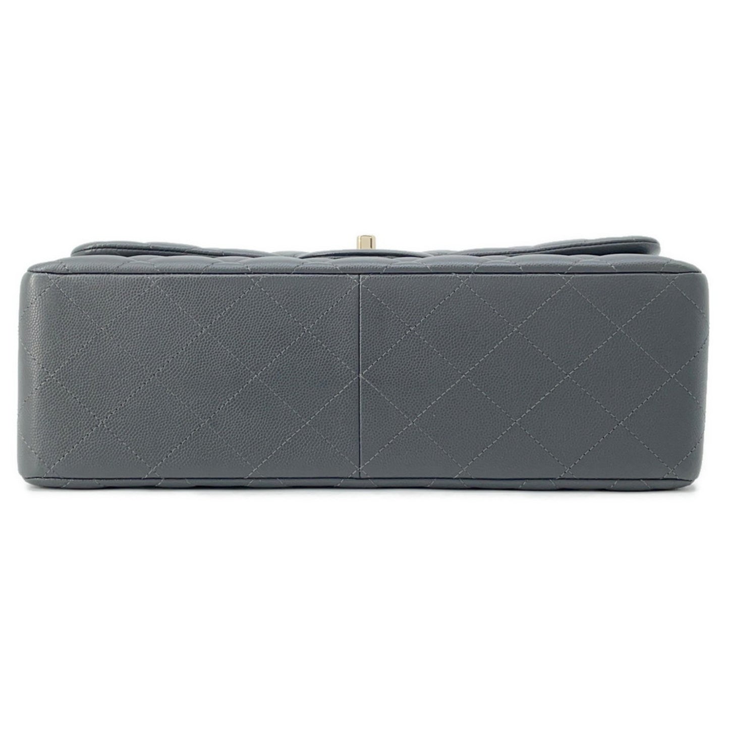 Chanel Gray Leather Timeless