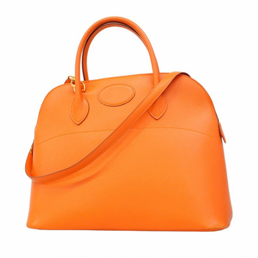 Hermès Orange Leather Bolide