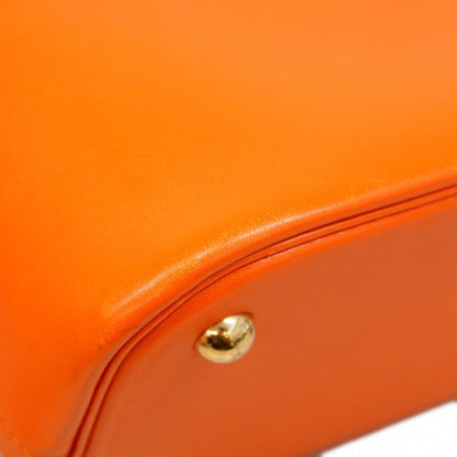 Hermès Orange Leather Bolide