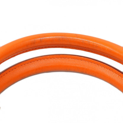 Hermès Orange Leather Bolide